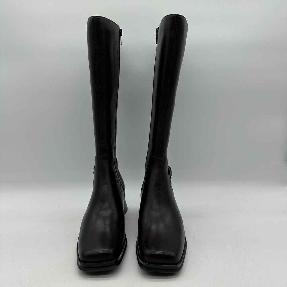 Relativity Womens Size 6.5 Nina AG-F032117-35 Dark Brown Leather Knee High Boots - Picture 6 of 15